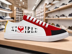 Graphic logo sport-casual sneaker